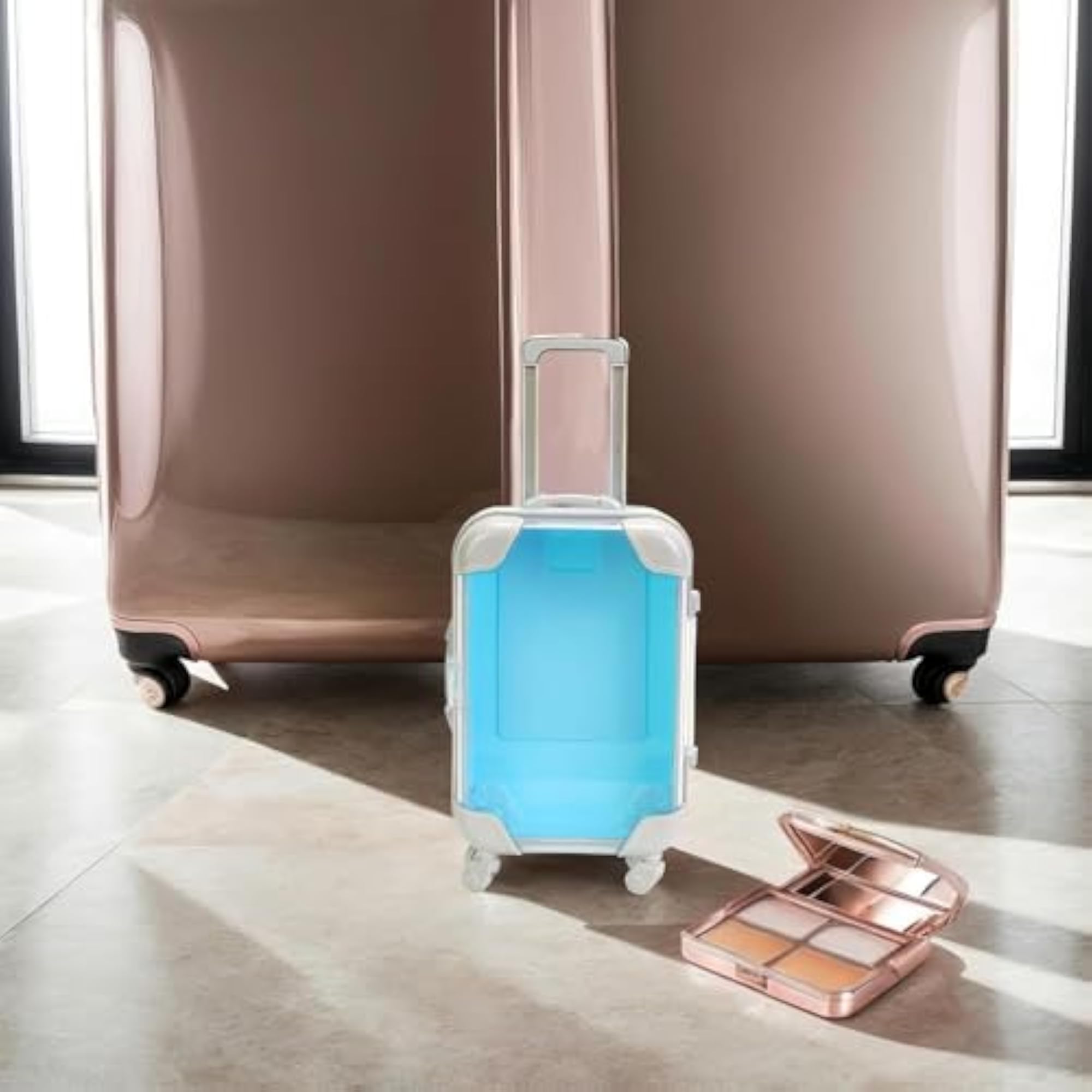 Mini Luggage Case for Travel, Candy Box Organizer